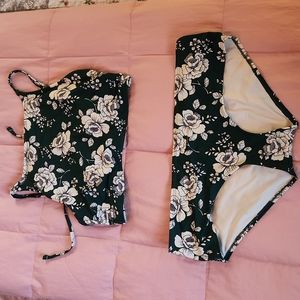 Adore Me hipster bikini. Green.